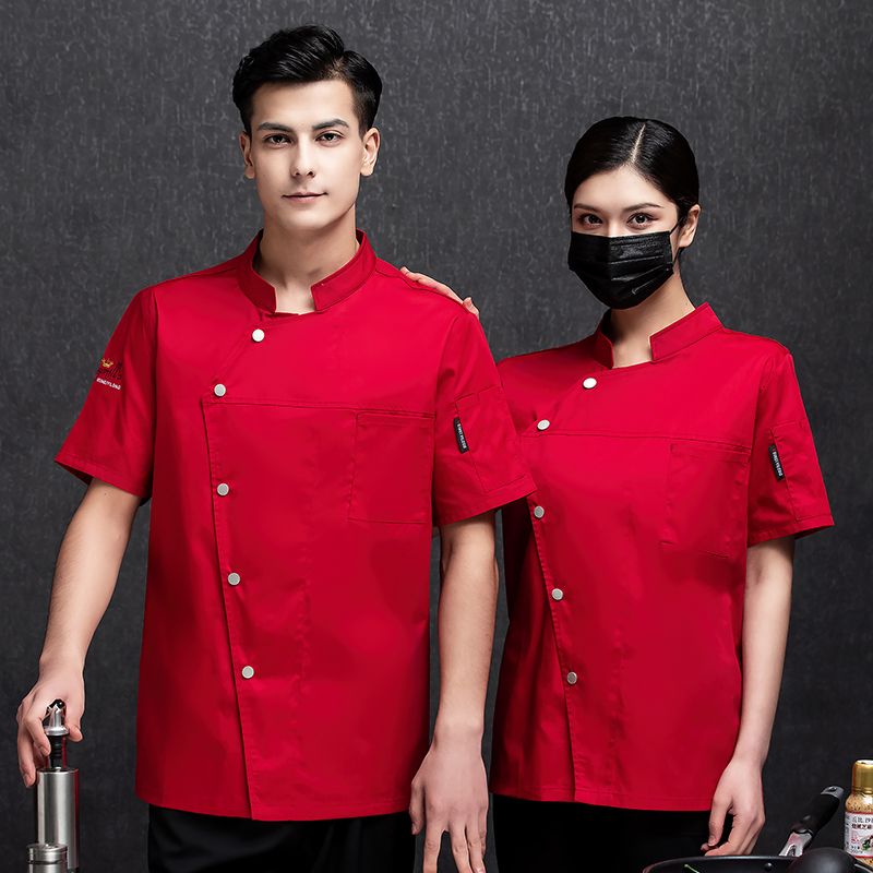 剑心短袖酒店厨师服上衣H20-C21-587图6