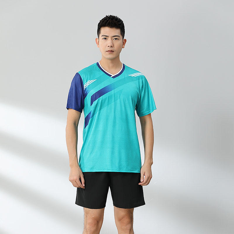 网羽乒舒适运动训练服短袖单上衣120-1889男款图3