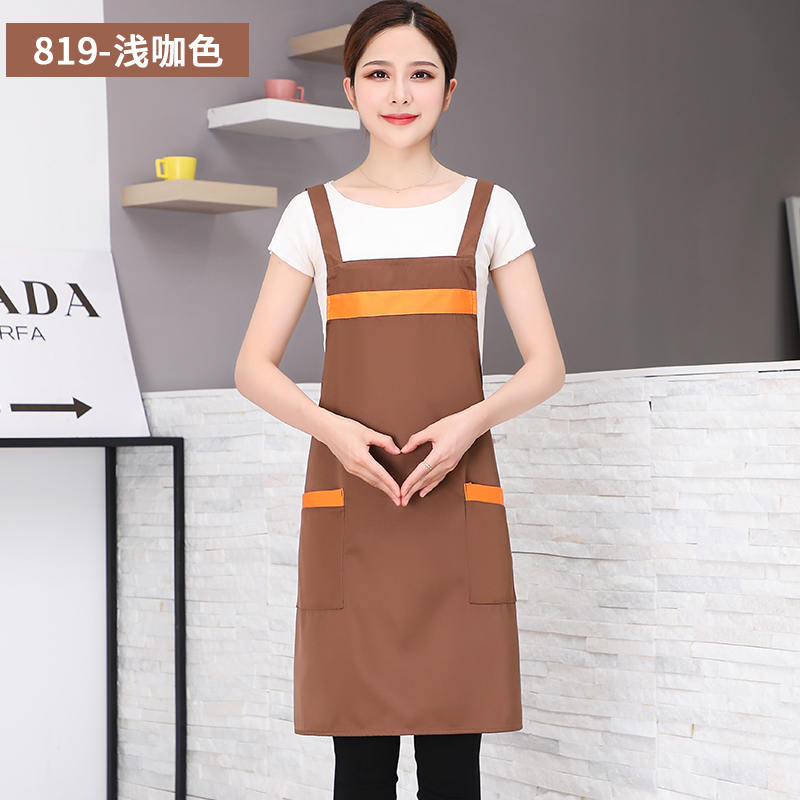 工装呢防污H背带挂肩围裙HD1-819图4