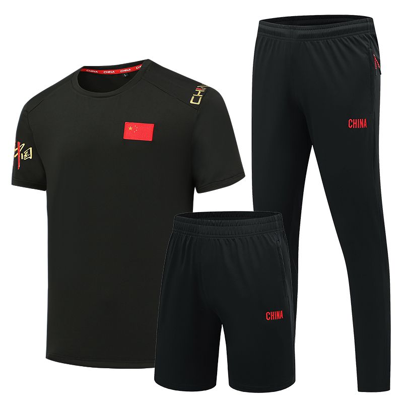 运动服速干圆领短袖三件套KE4-95522图3