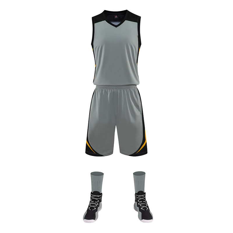 运动撞色篮球服套装GLT-2018图6