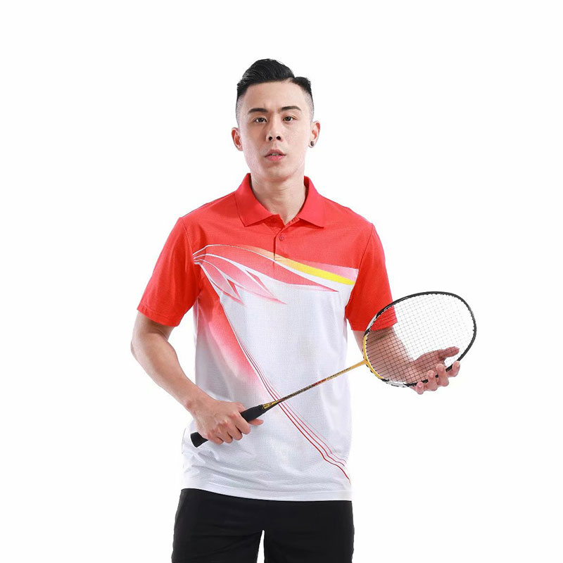 速干高弹排球比赛短袖上衣训练服男款176-3801图3