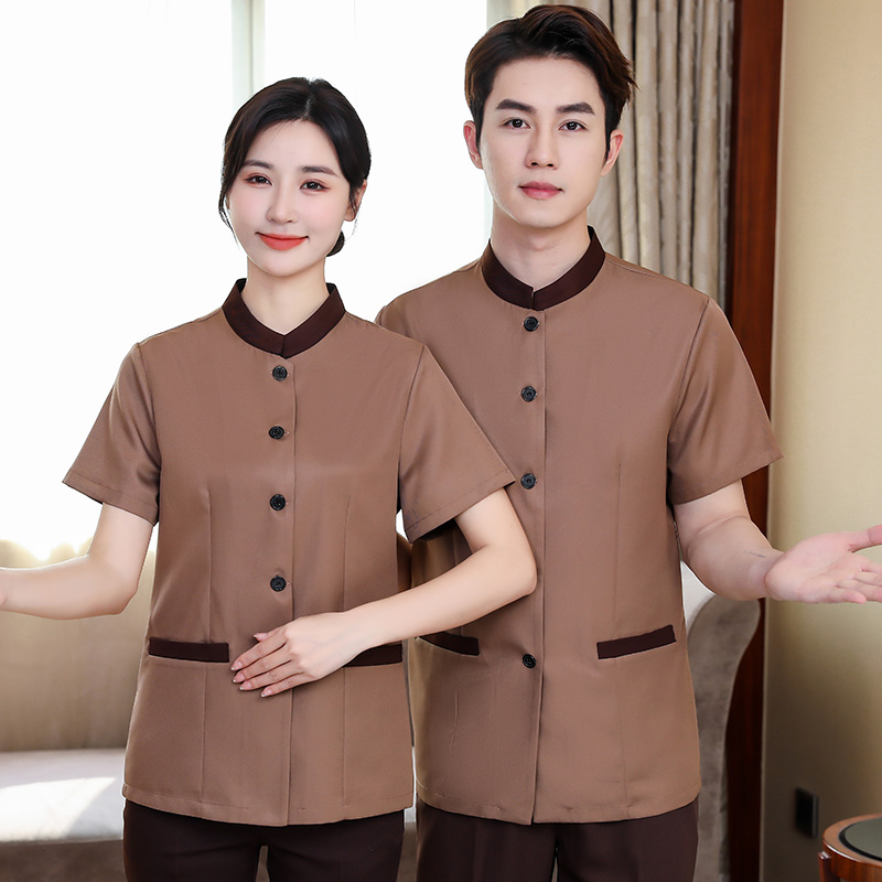 直保保洁工作服短袖上衣H14-030-032图2