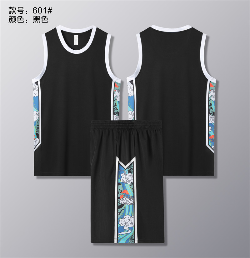 新款中国风训练篮球服GY1-601图2