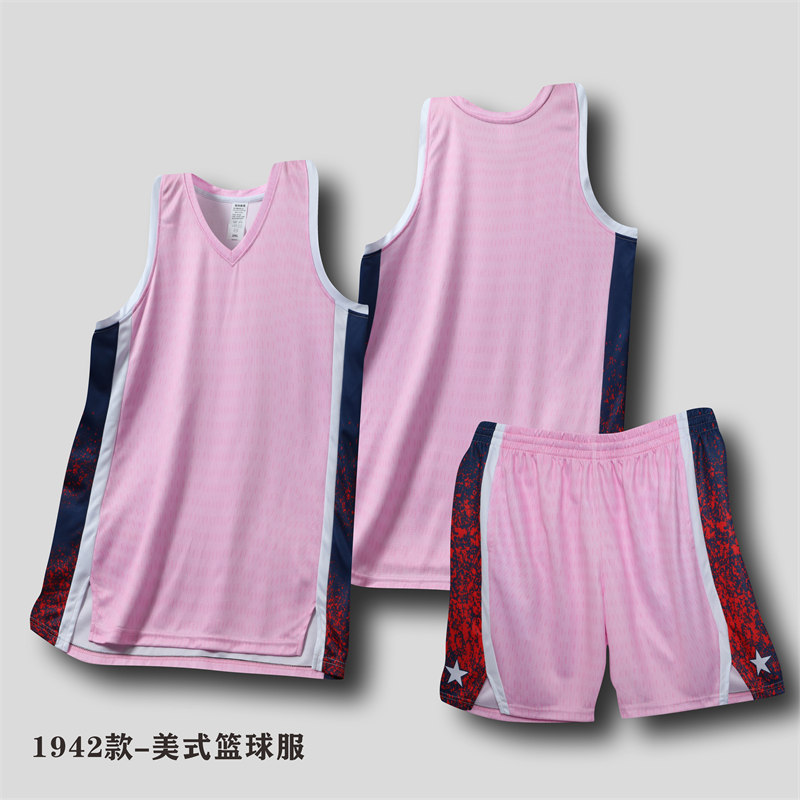 美开衩描边背心篮球服套装120-1942图4