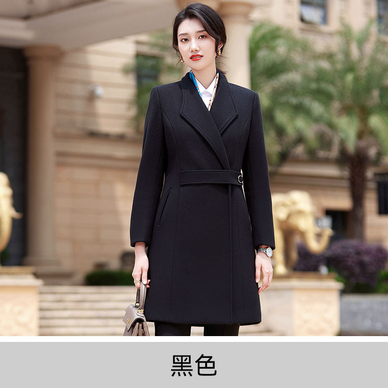 休闲通勤中长款呢子大衣女款DY7-1899女款图2
