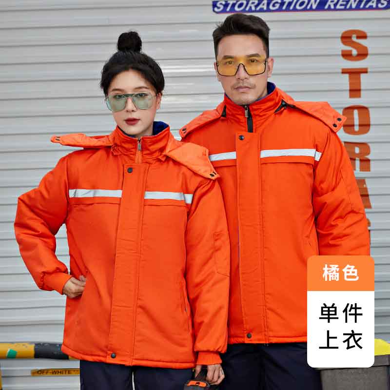 涤纶一体工作服上衣H29-8605图3
