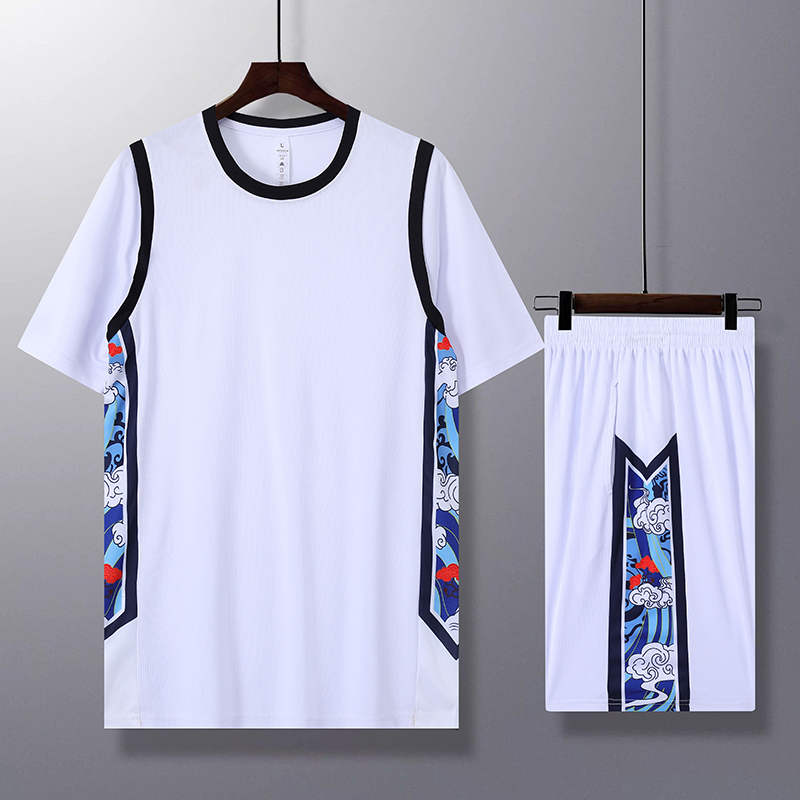 夏季潮流速干假两件篮球服套装GB12-B003图4