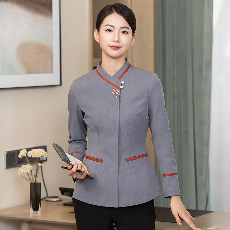桔边酒店宾馆客房秋冬保洁服H01-2022-47女款图4