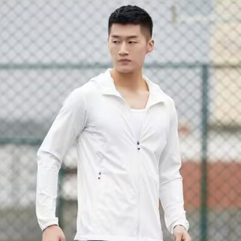 160g精编布遮阳防晒皮肤衣男款KJ-62001男款图6