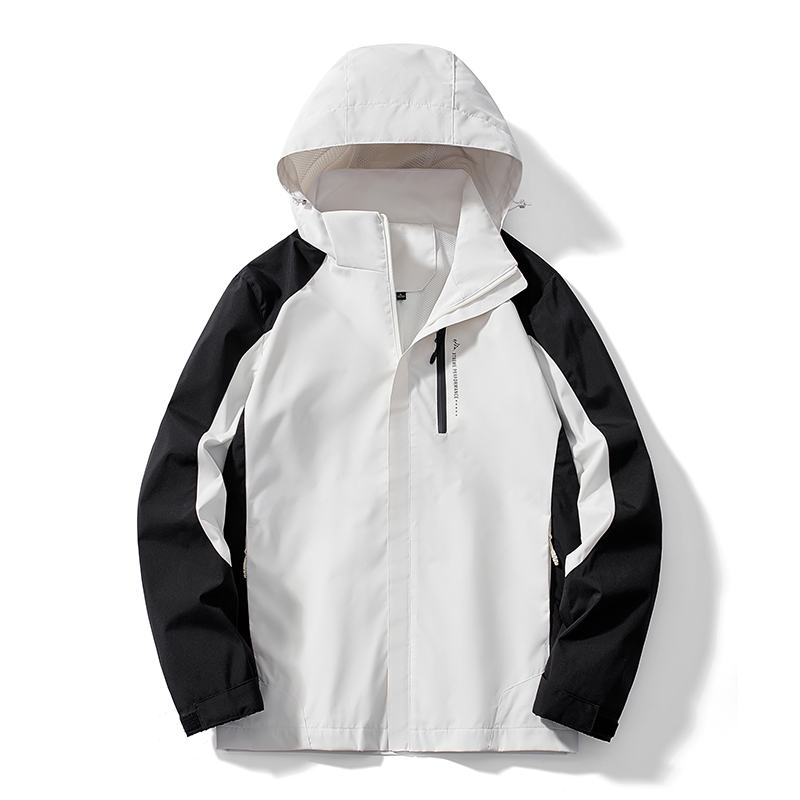 情侣款登山服户外防泼水单层冲锋衣KX-1819图6