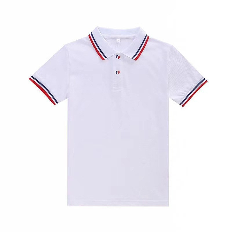 校园风短袖翻领上衣校服T恤G34-0089图6