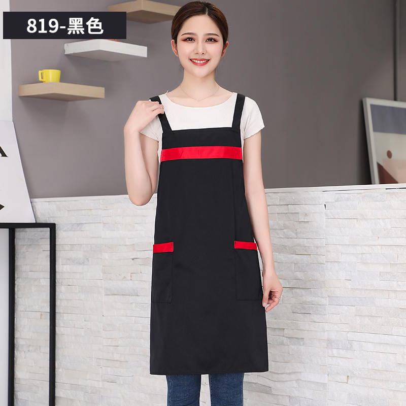 工装呢防污H背带挂肩围裙HD1-819图2