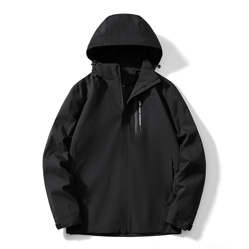 情侣款登山服户外防泼水单层冲锋衣KX-1819图4