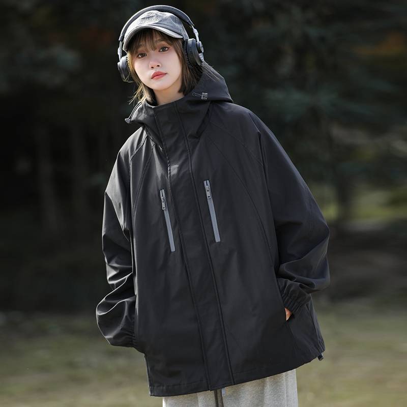 复古薄款冲锋衣通款外套KA2-JKCY-9237图2