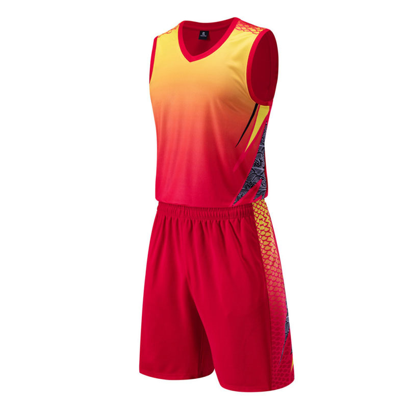 比赛球衣训练队服速干透气NBA篮球服套装（欧码）GY6-8415男图5