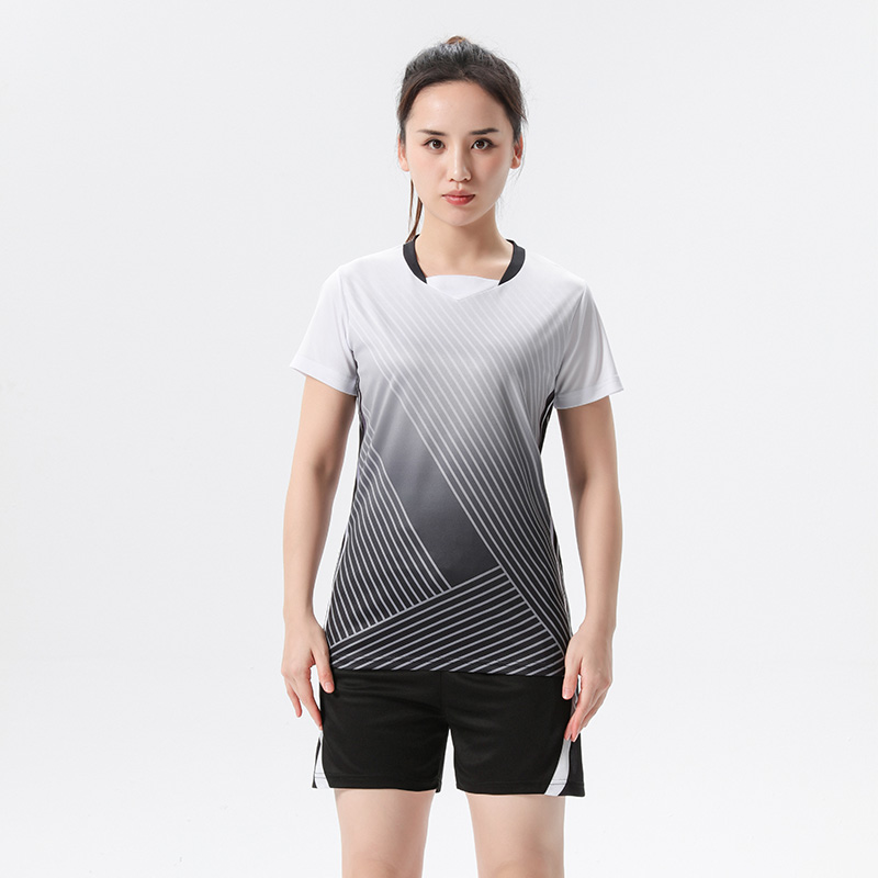 渐变条纹女排球服套装161-PQ241图2