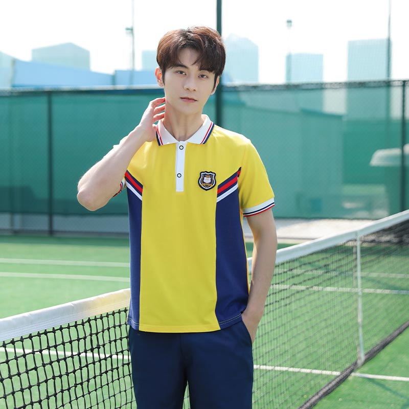 夏季中学生校服套装毕业班服H18-2023-6图2