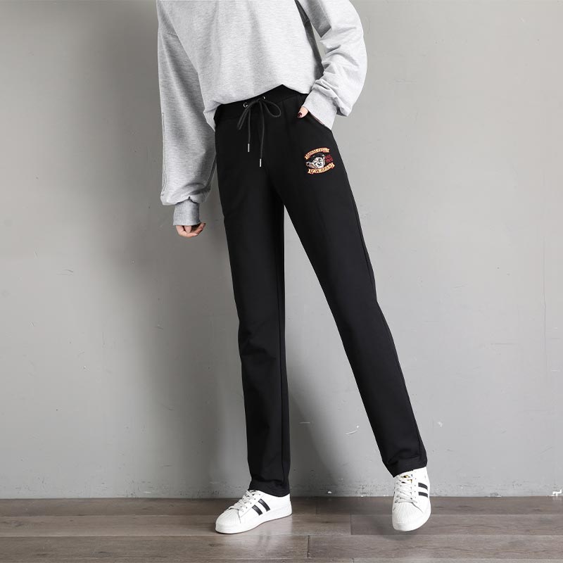 弹力运动裤女休闲卫裤直筒裤女款G32-CR006图2