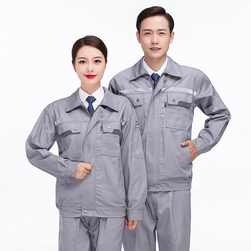 反光条防静电工程服长袖工装H22-2189套装图4