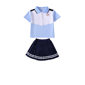 休闲运动风小学生校服两件套套装D22-1955夏季两件套