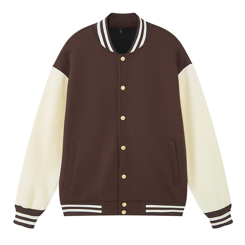 330g间色落肩缤纷棉棒球服外套GJ46-5170图4