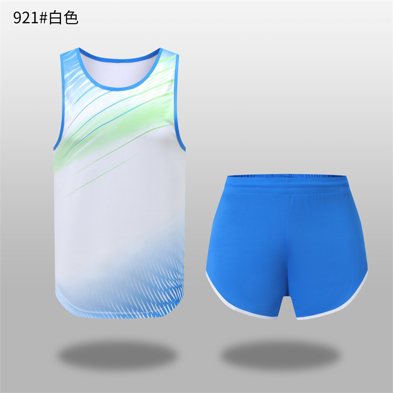 田径训练舒适透气篮球服套装GY1-921男款图5
