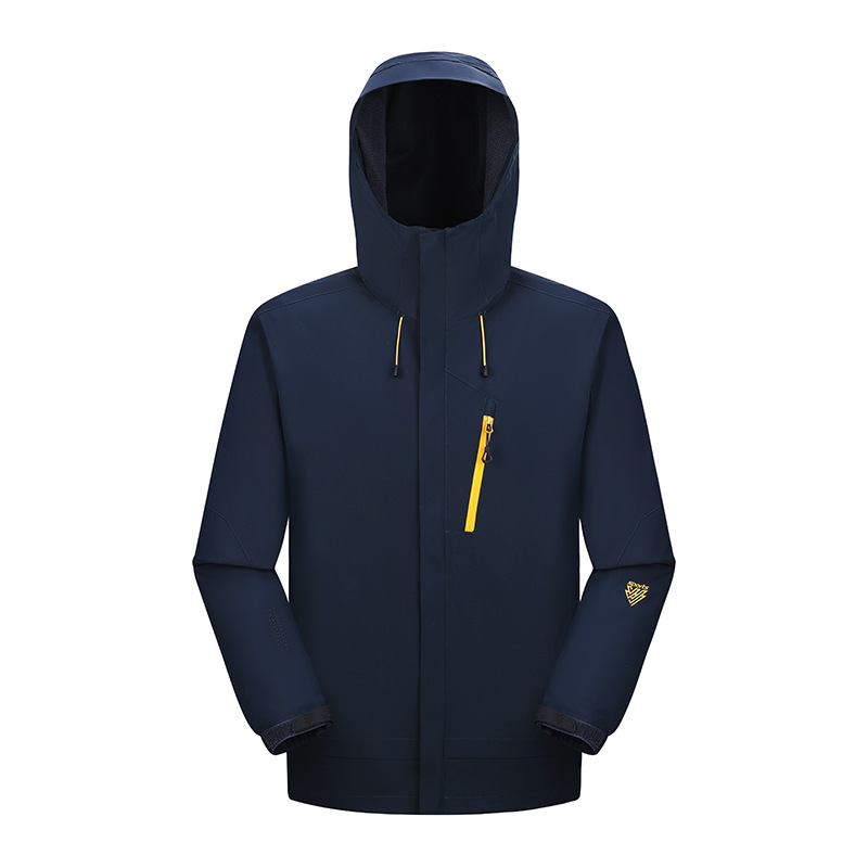 防风防水户外纯色登山服单层冲锋衣外套男KP1-68061图4