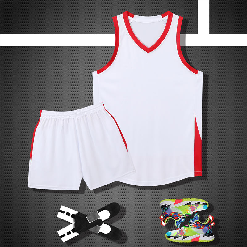 专业比赛训练速干涤纶篮球服套装YA-8609图7