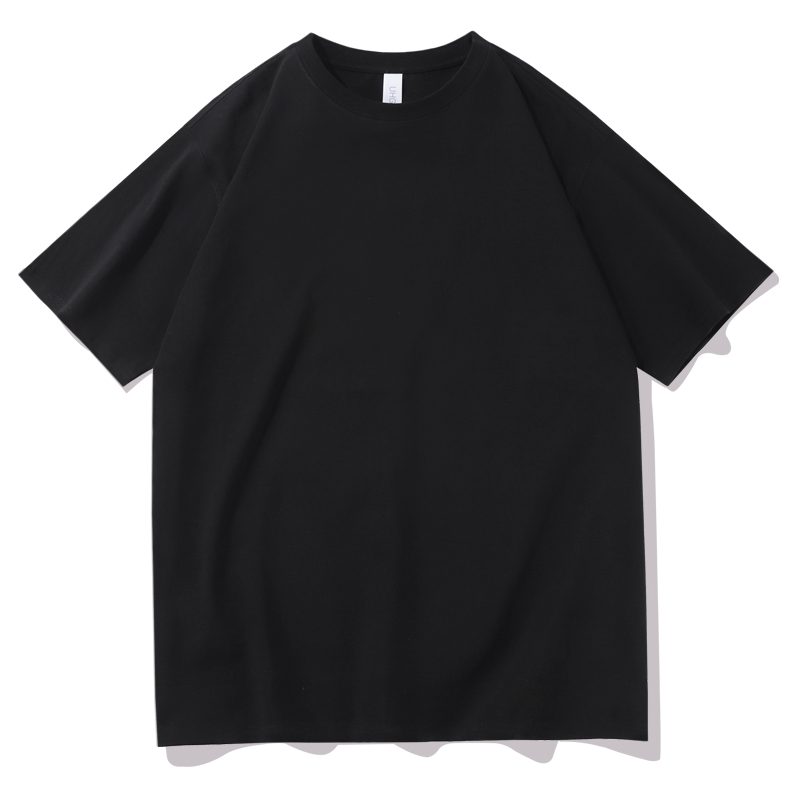 230g16支精梳棉纯色短袖T恤通款L06-T003图15