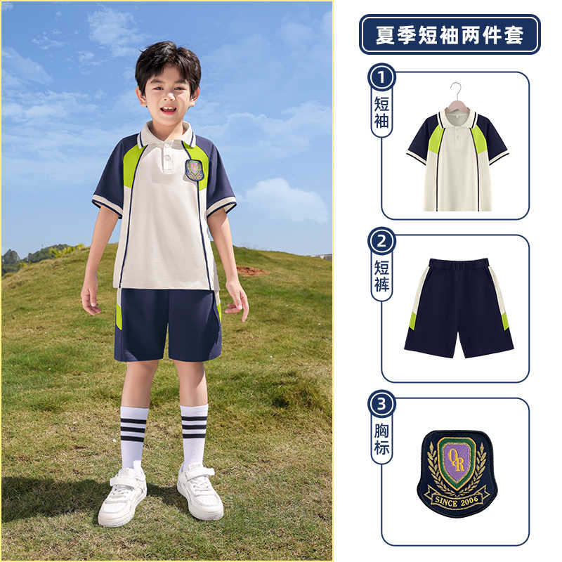 柔软舒适运动风学生春夏校园服737-0215图5
