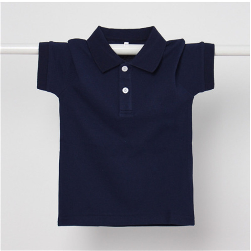 校园风短袖翻领上衣校服T恤G34-0089图14