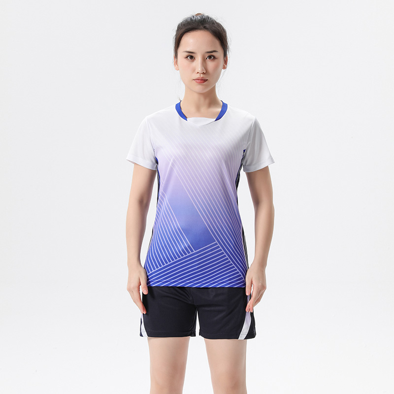 渐变条纹女排球服套装161-PQ241图3