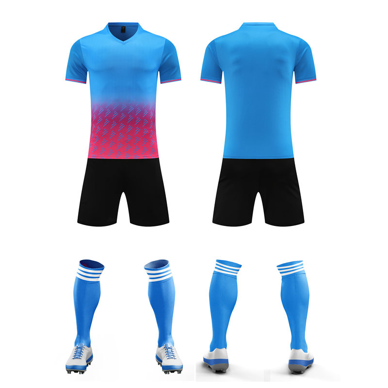 童款冰丝速干跑步足球训练服GB1-A001图2
