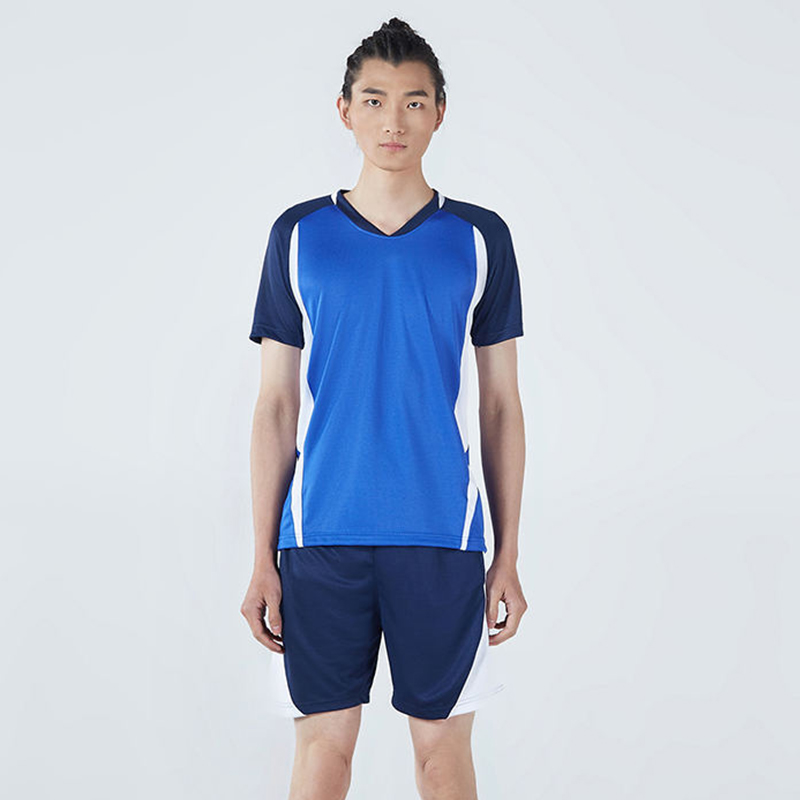舒适透气运动服排球服套装男款161-828男款图3