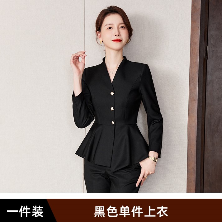 秋季高端职业女士西装外套173-9297女款外套图2