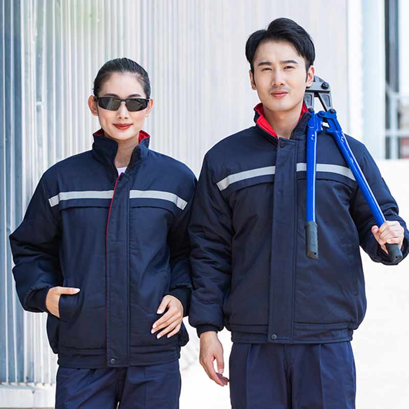 短款帆布长袖工装棉袄上衣M04-1008图2