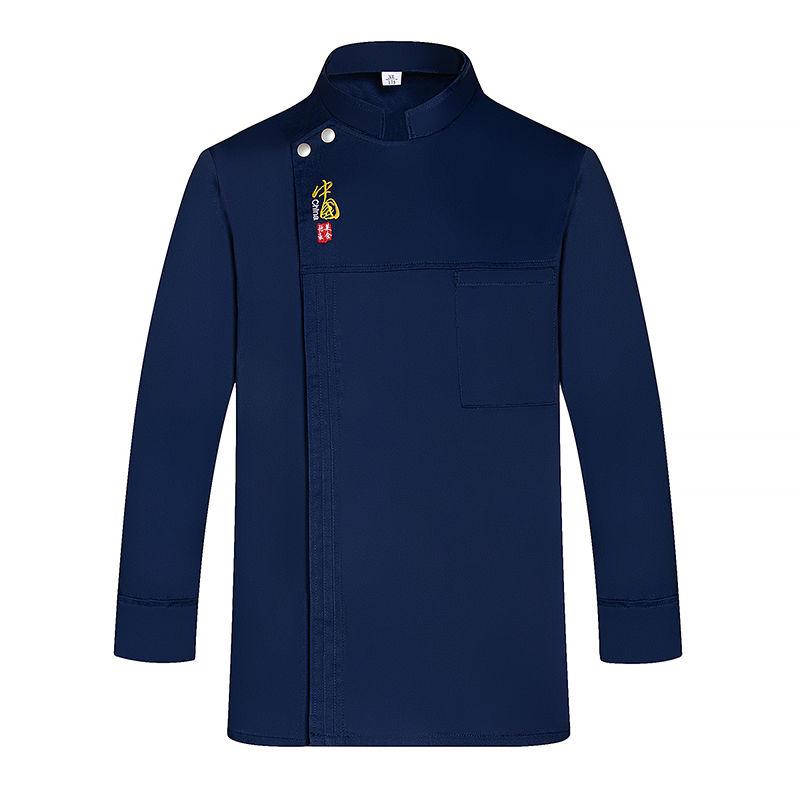 中西餐厅厨师传承元素中国风设计长袖工作服厨师服H12-L073传承图3
