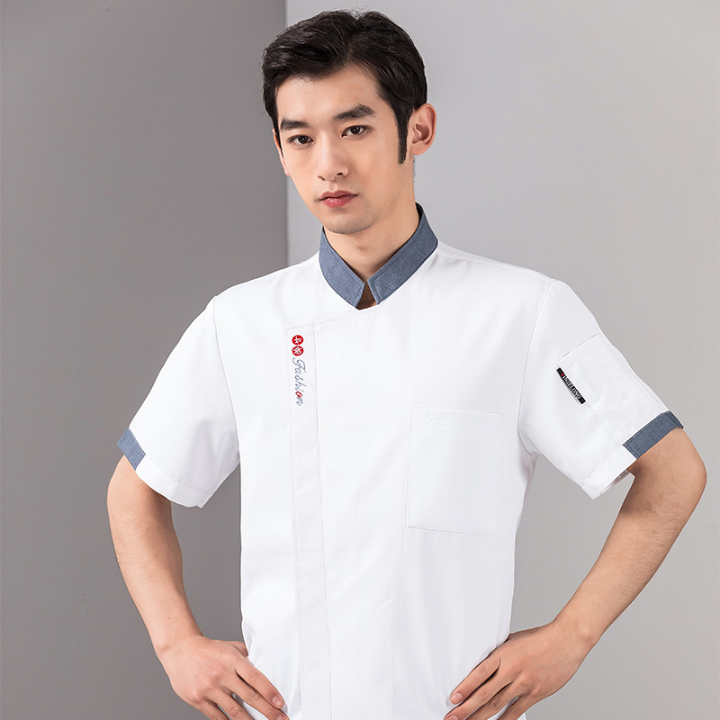 如意短袖酒店厨师服上衣H01-2022-22图4