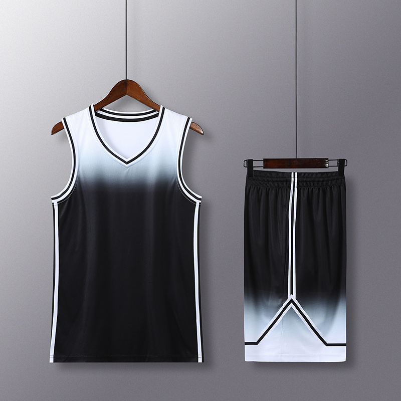 运动吸汗速干篮球服套装通款YA-7056图2