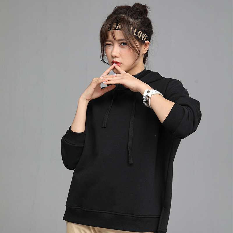 380G复合绒潮流百搭带帽卫衣女款L06-206图2