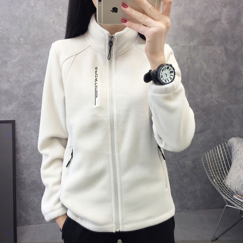 330g秋冬保暖抓绒衣外套情侣款KG2-669女款图6