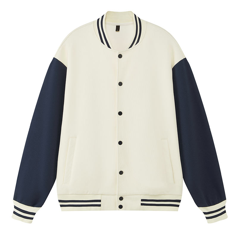 330g间色落肩缤纷棉棒球服外套GJ46-5170图2