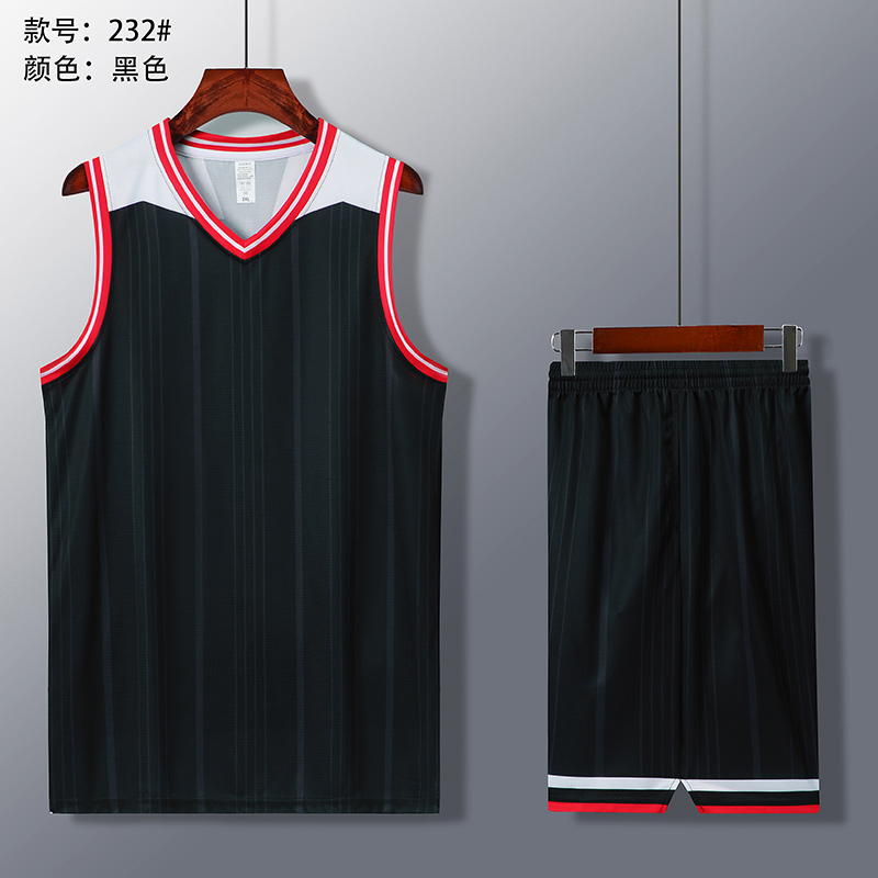 透气速干套装篮球服GY1-232成人图2