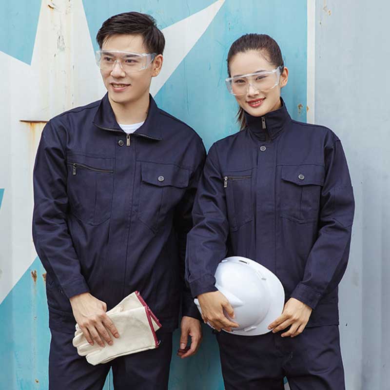 纯棉柔软舒适立领长袖工装上衣M04-8036上衣图4