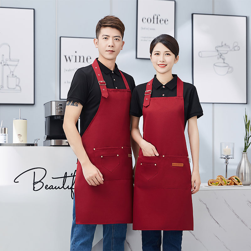 可调节挂脖工装防水围裙U01-A21图3
