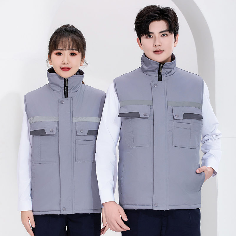 加厚防静电棉马甲H22-2489图4