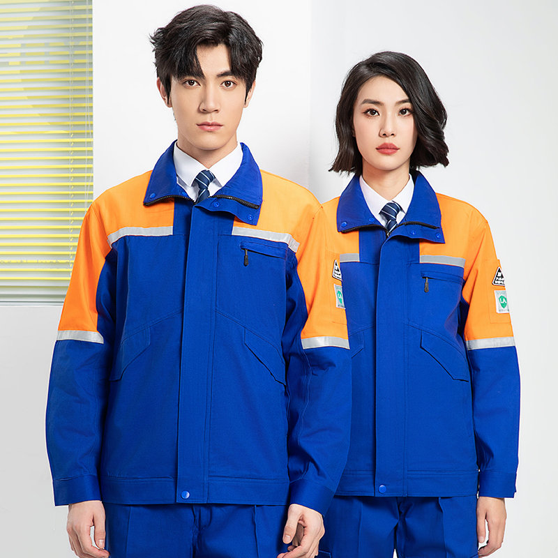 春秋纯棉防静电工作服套装H06-8007图4