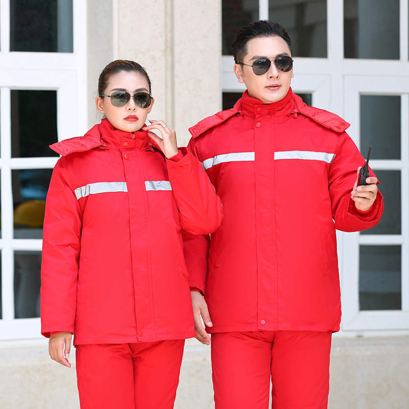 中长款可脱卸工装棉袄上衣M04-1898图2
