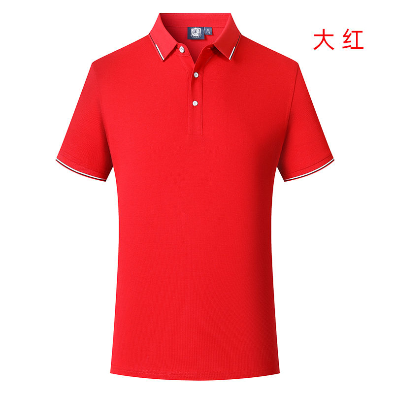 220g32支巴洛克珠地翻领短袖POLO衫GJ28-8888图3